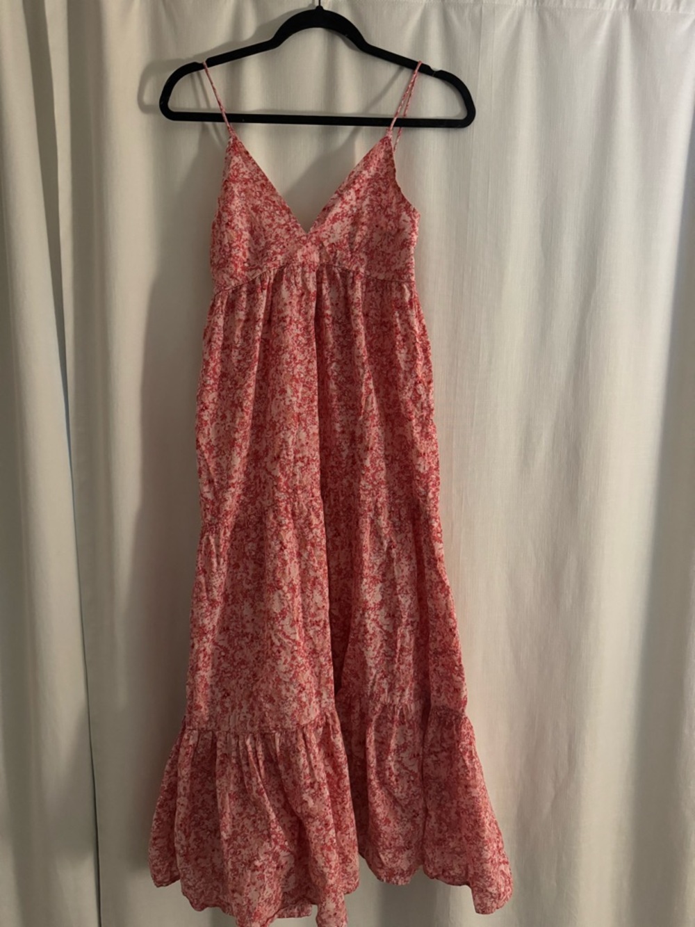 Zara Pink Floral Maxi Dress